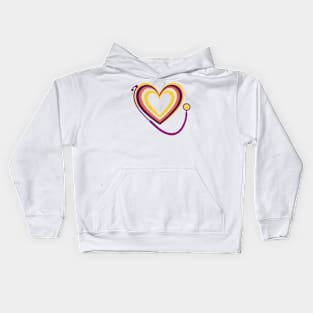 Stethoscope Design Kids Hoodie